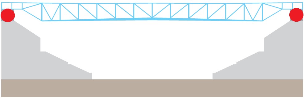 Diagrama de  como hacer la instalación de rodamientos de aislamiento Bridgestone